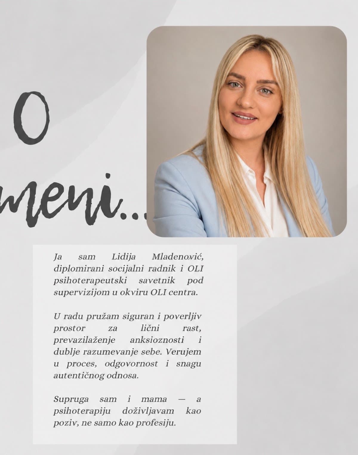 Psihoterapeut Lidija Mladenovic — photo 1